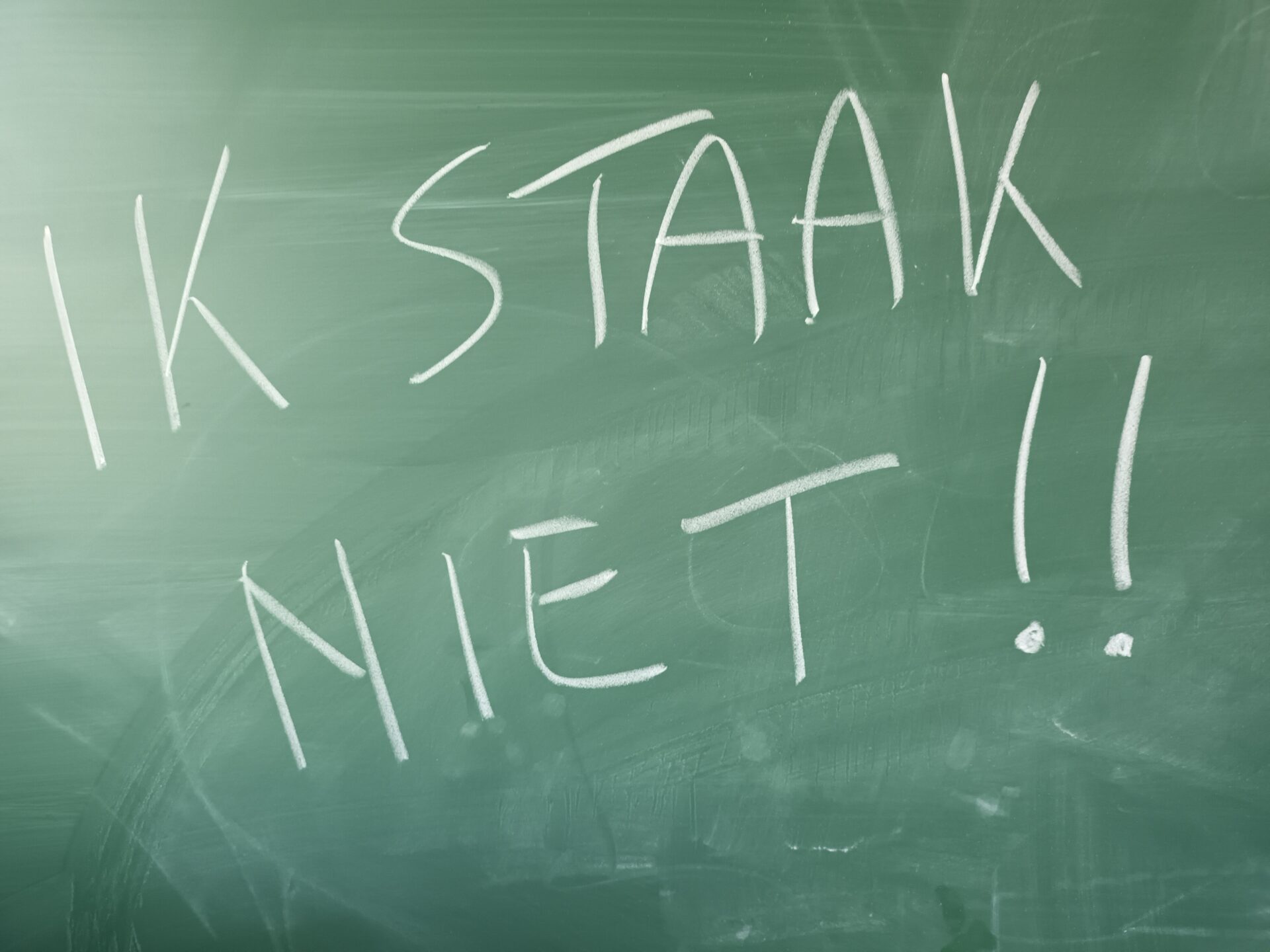 Waarom ik niet ga staken